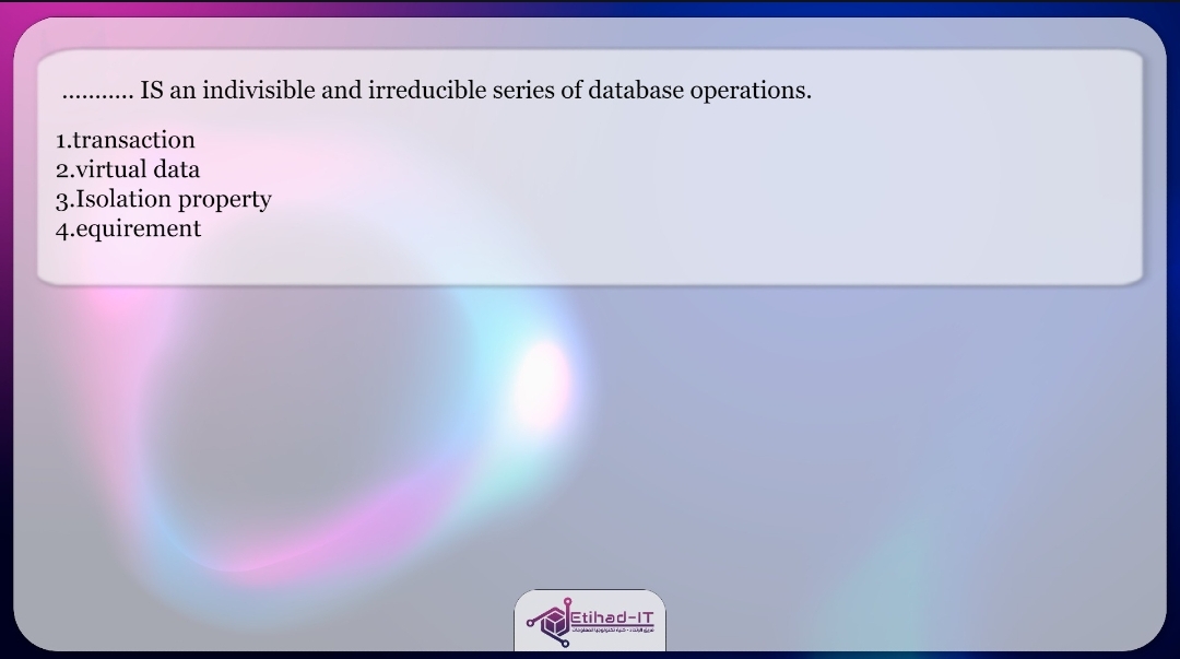 IS an indivisible and irreducible series of