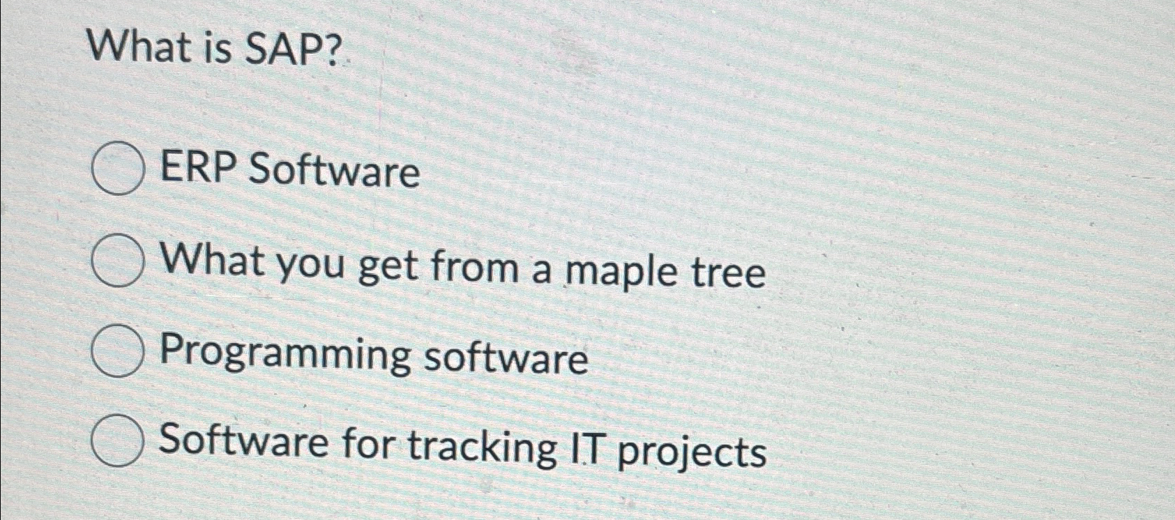 What is SAP? ERP Software What you get from a