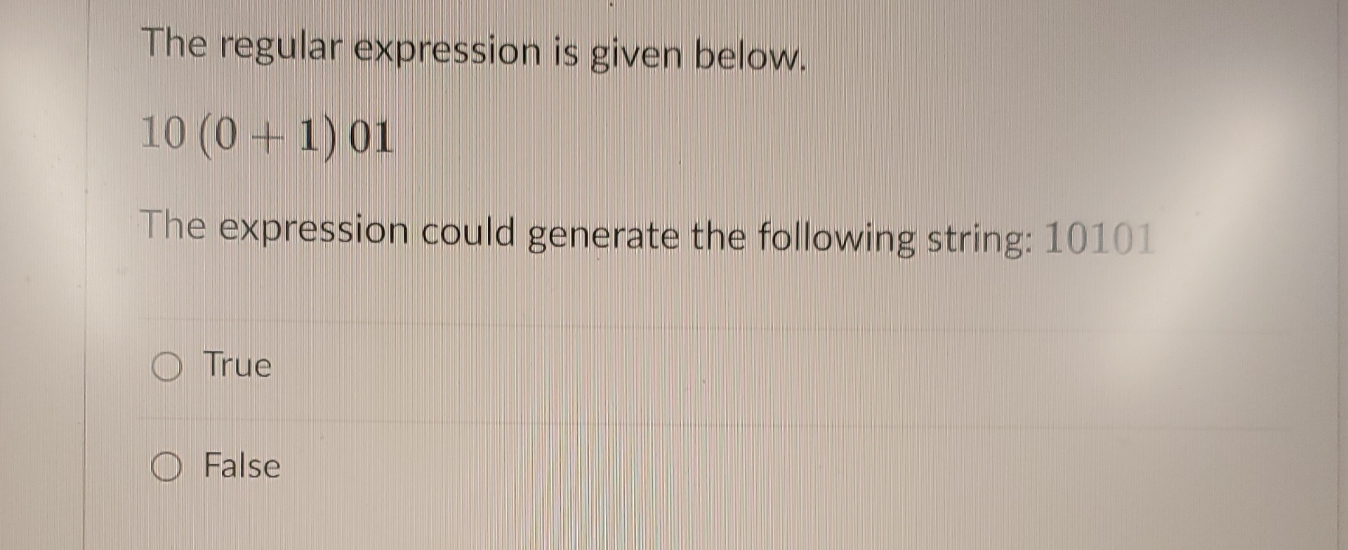 The regular expression is given below. 1 0 ( 0 +