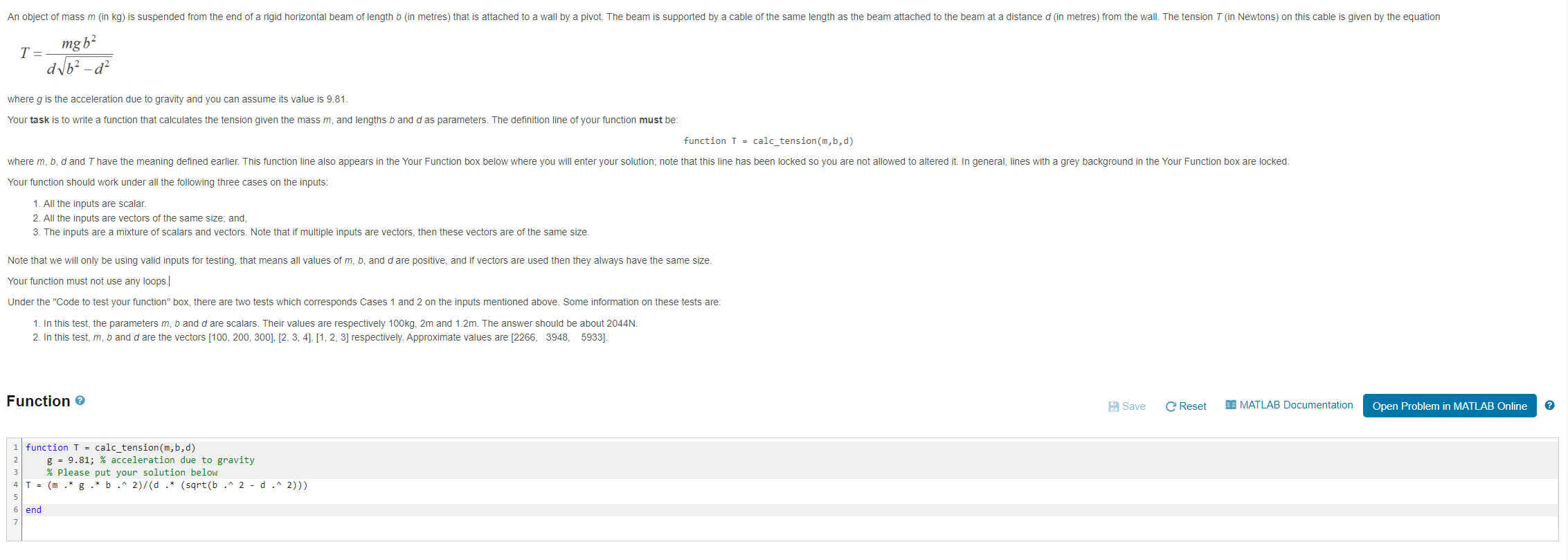 The code in the screenshot given doesn't meet all