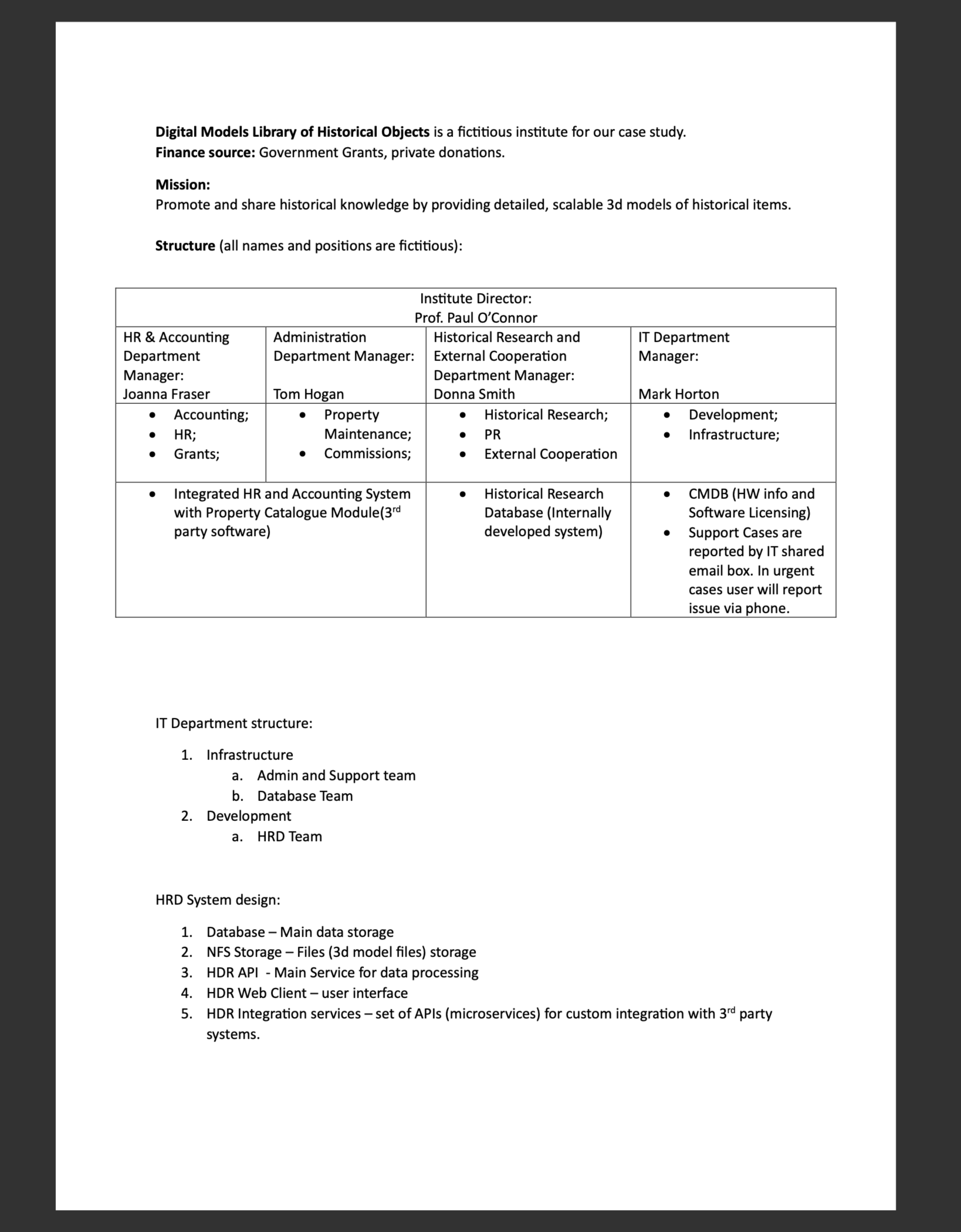 Digital Models Library of Historical Objects is a