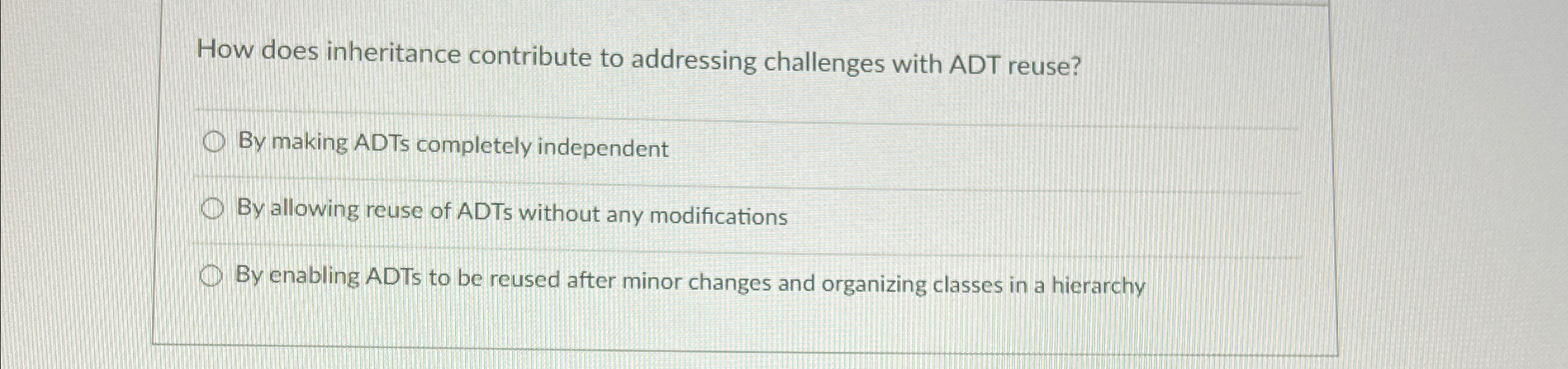 How does inheritance contribute to addressing