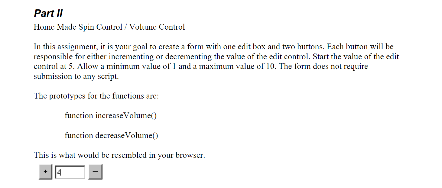 Part II Home Made Spin Control / Volume Control