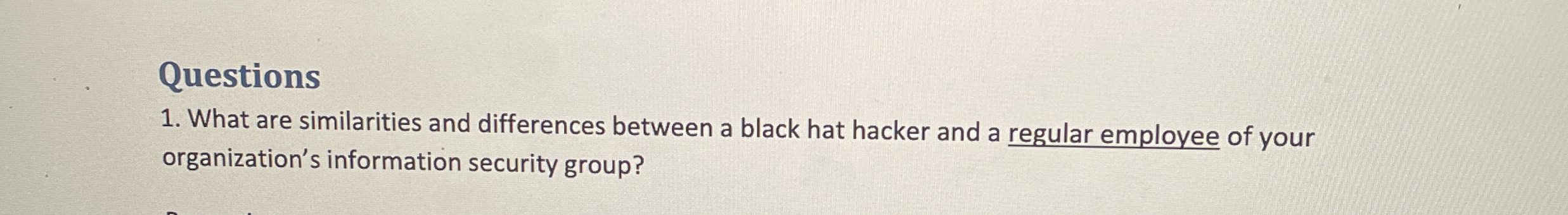 What are similarities and differences between a