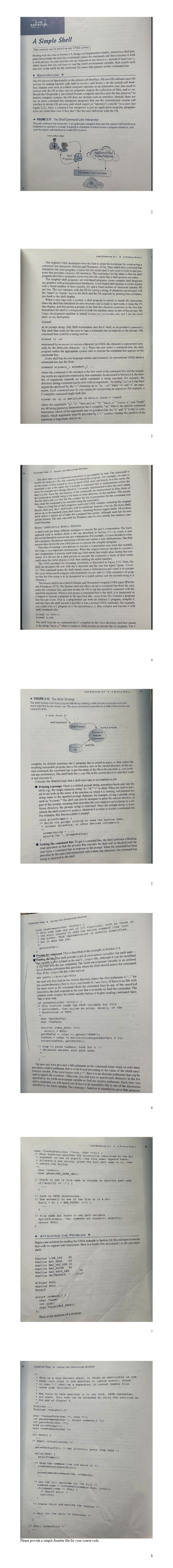 The project must be implemented on Linux