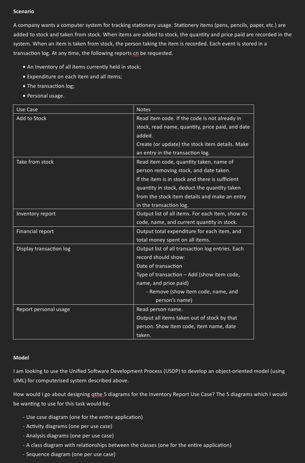 Software Dev question, ( Would greatly appreciate