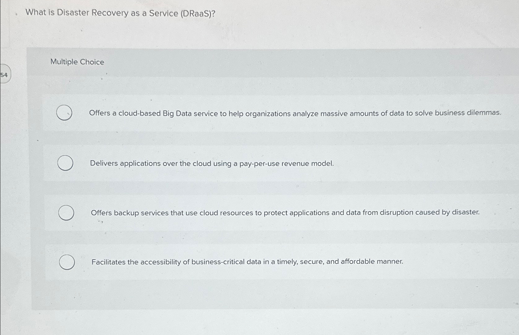 What is Disaster Recovery as a Service ( DRaaS )