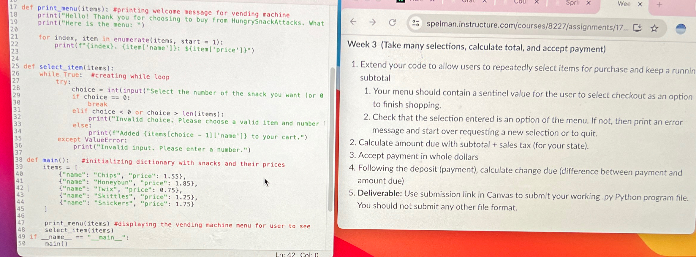 Can someone please help me write this code in