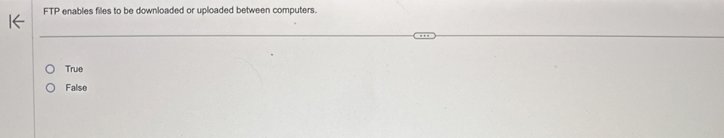 FTP enables files to be downloaded or uploaded