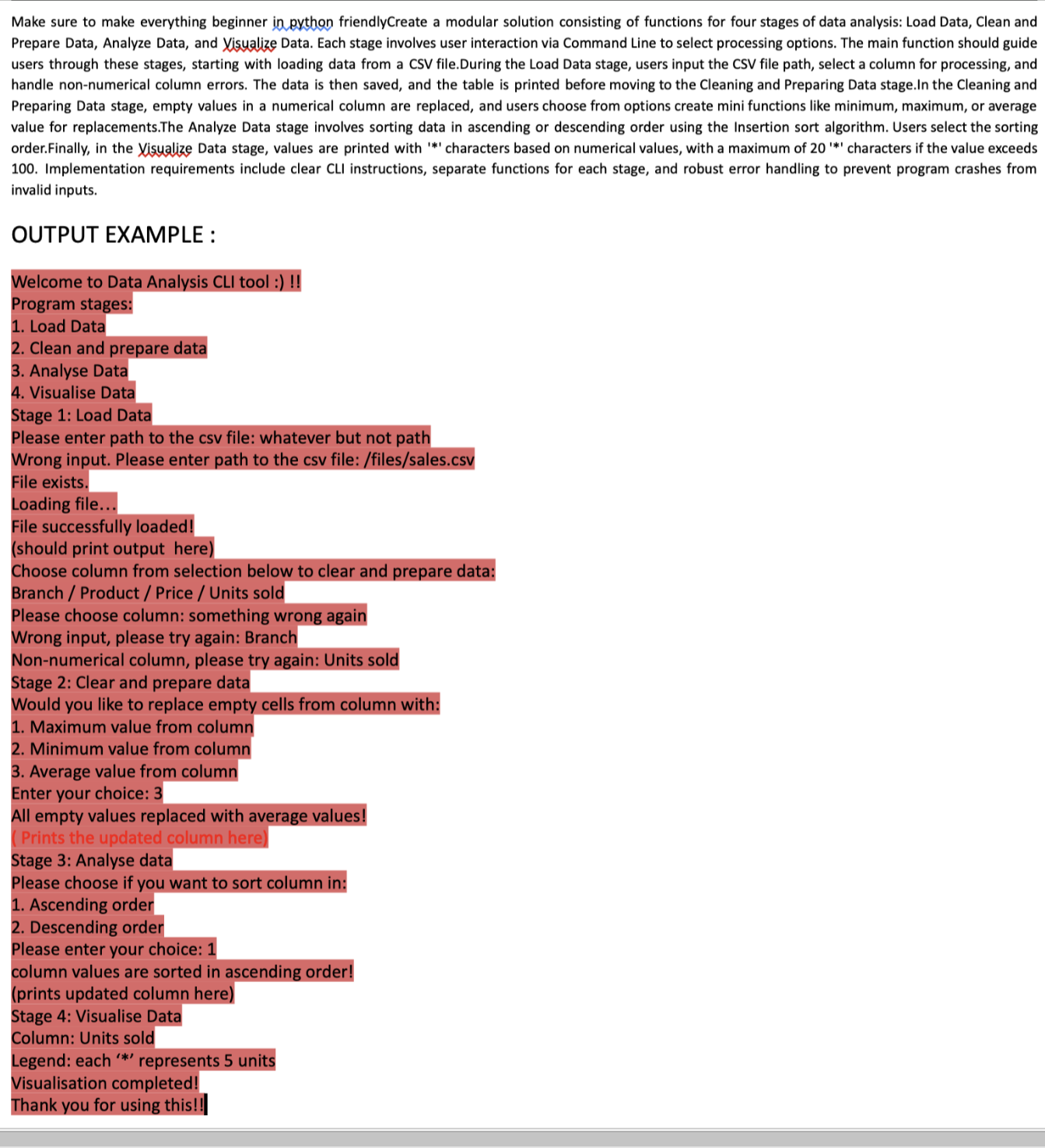 2 make it beginner friendly and use doc strings
