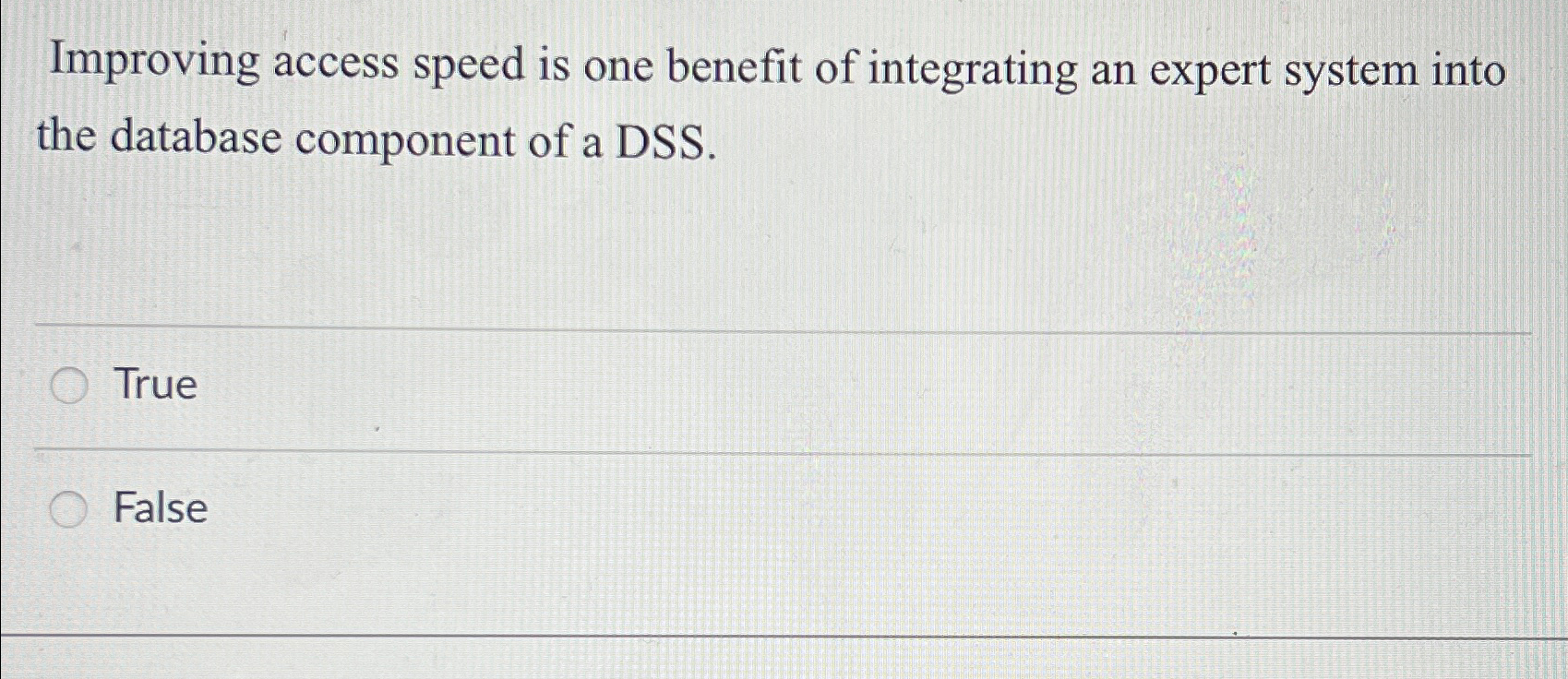 Improving access speed is one benefit of