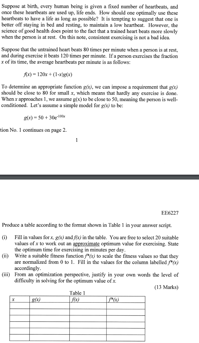 Suppose at birth, every human being is given a