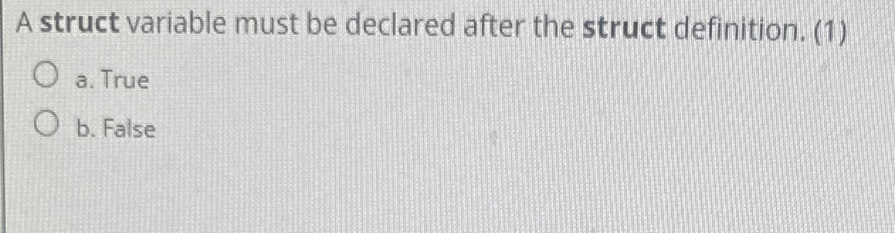 WA struct variable must be declared after the
