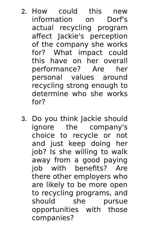 2. How could this new information on Dorf's