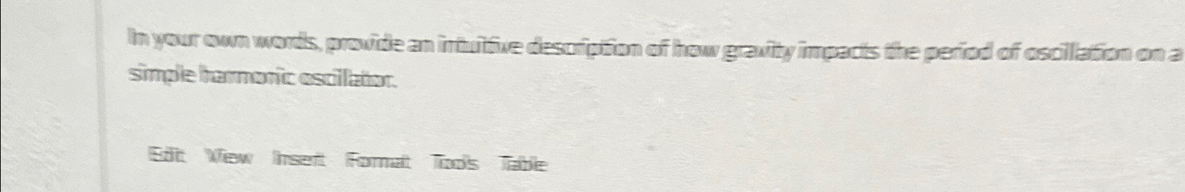In your owm words, provide an intuitive
