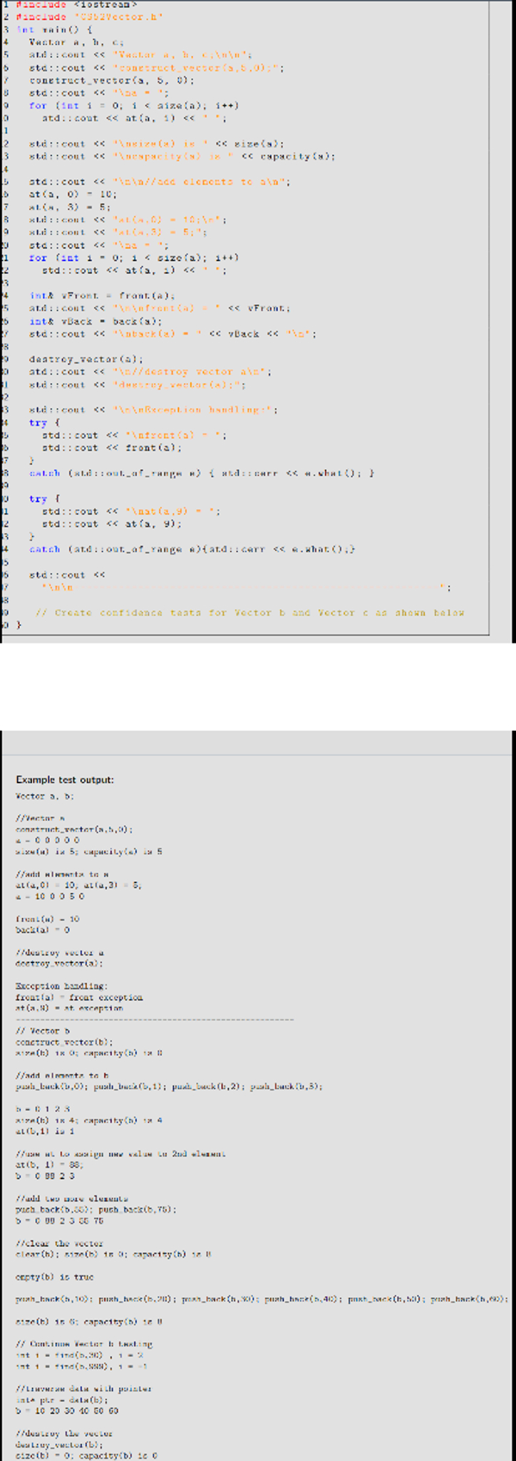 Assignment Description We will implement a struct