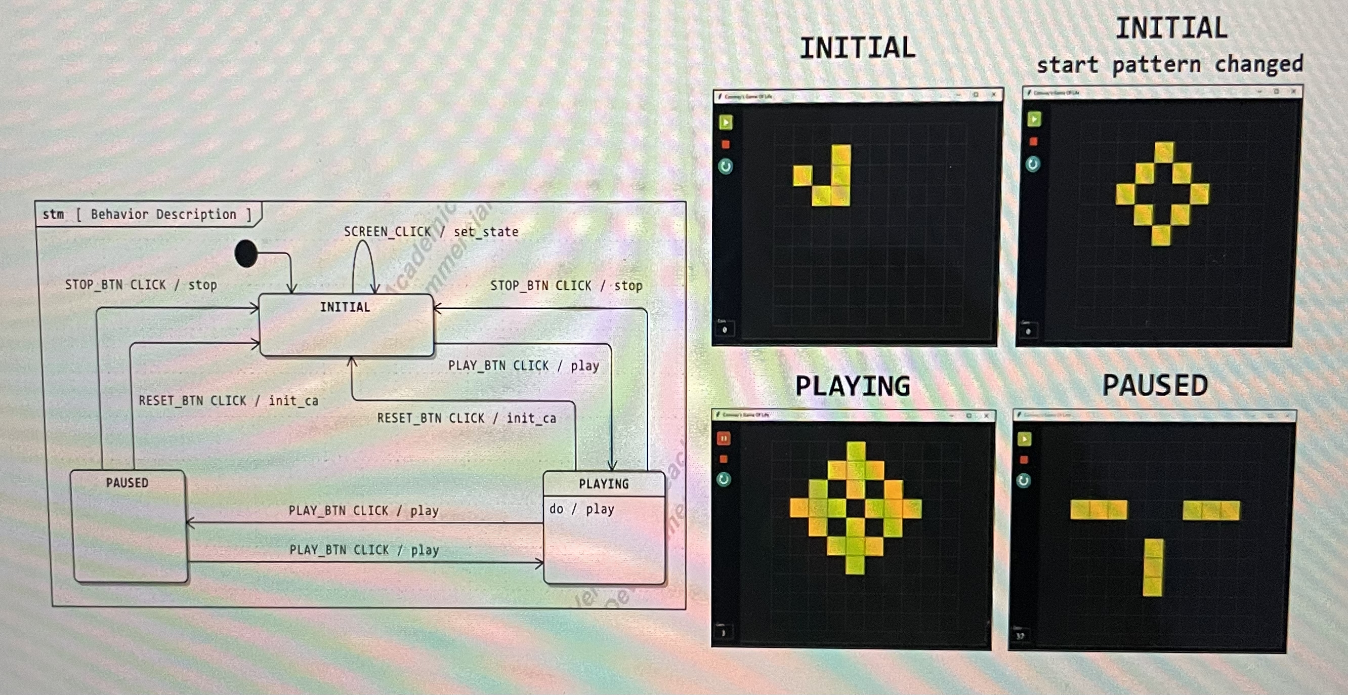 Please make sure the output shows up and the