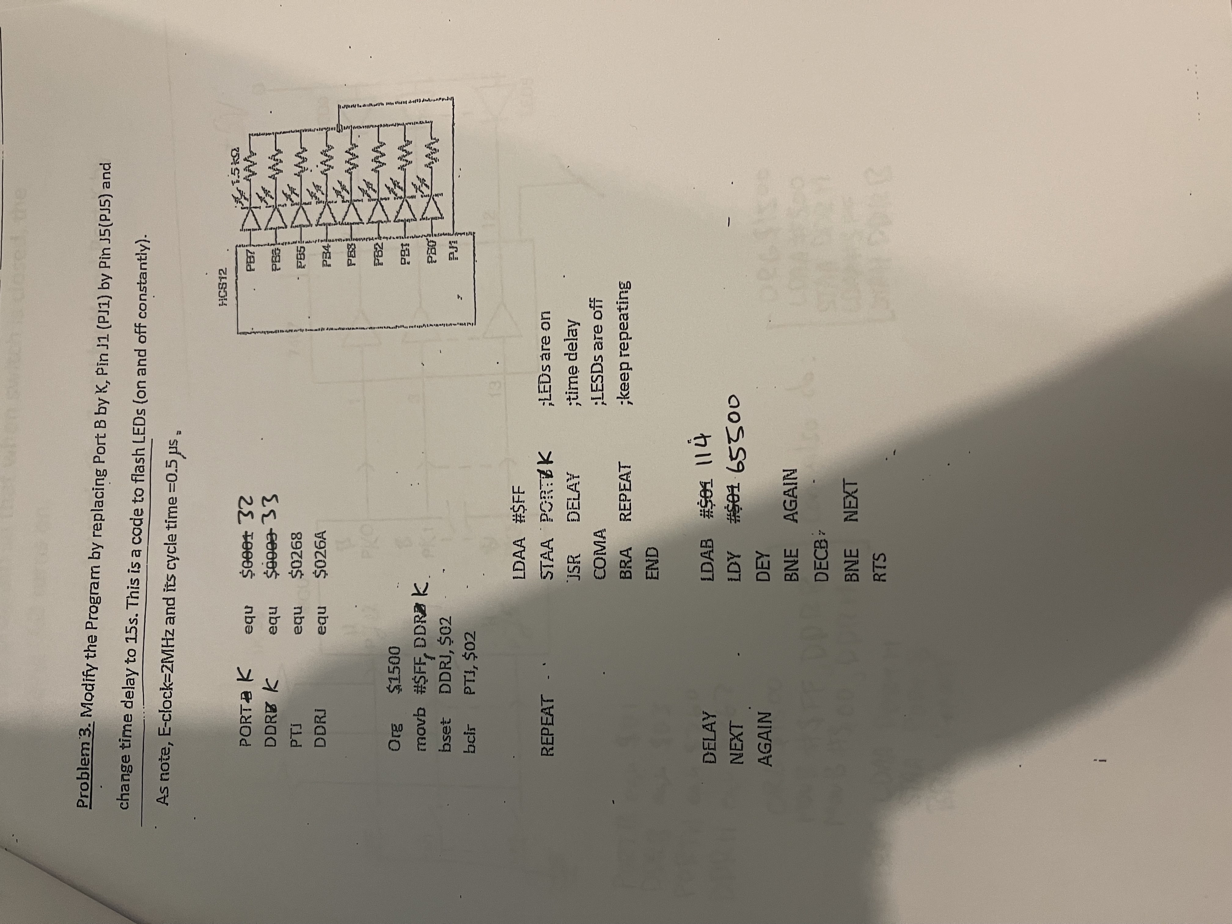 M 6 8 K assembly. Correct answer is written.