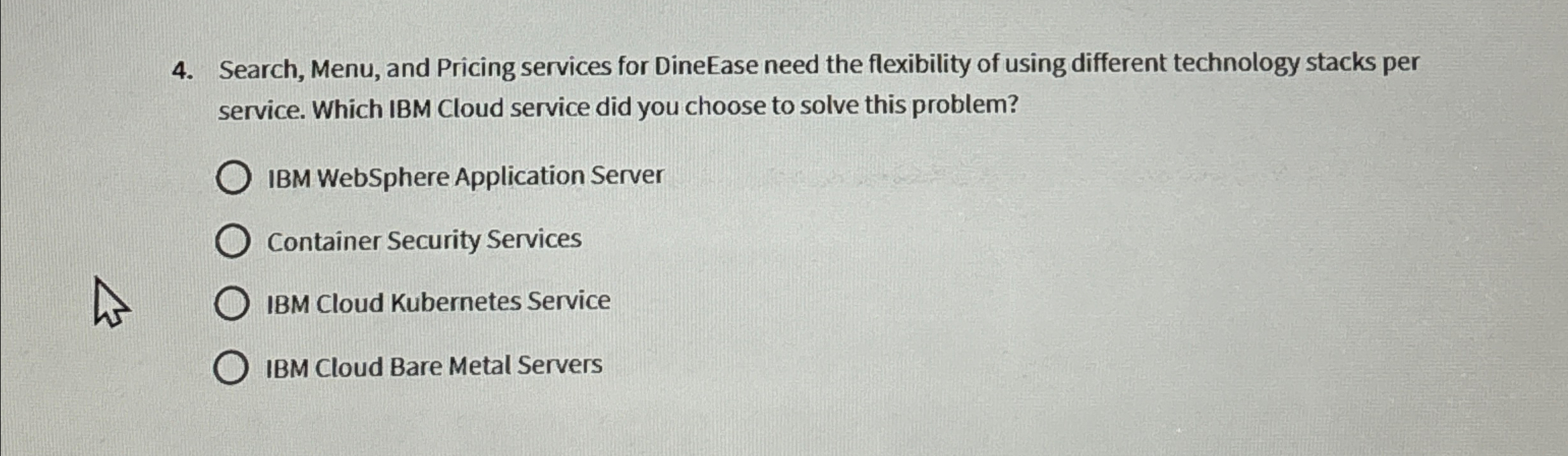 Search, Menu, and Pricing services for DineEase