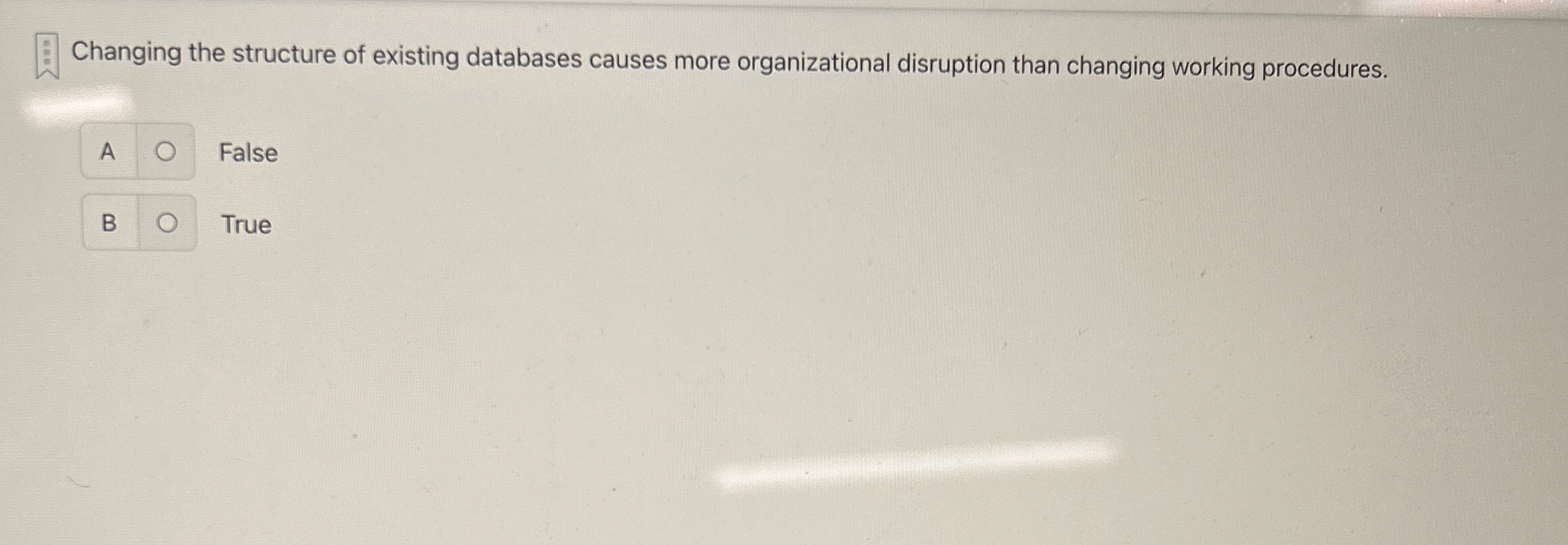 Changing the structure of existing databases
