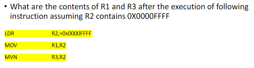 What are the contents of R 1 and R 3 after the