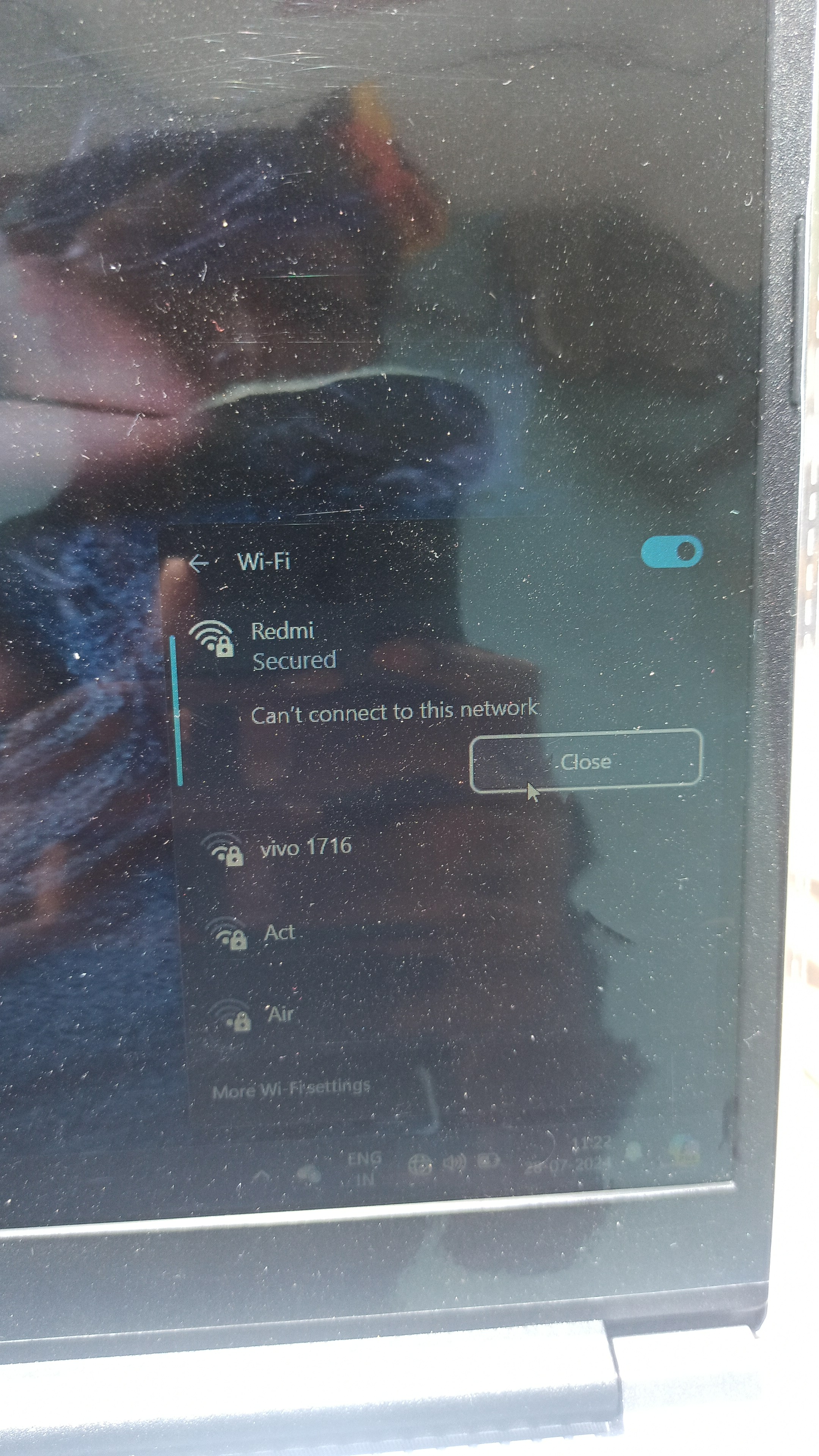 Redmi Secured Can't connect to this network yivo
