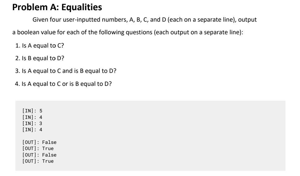create a python code for the given problem.