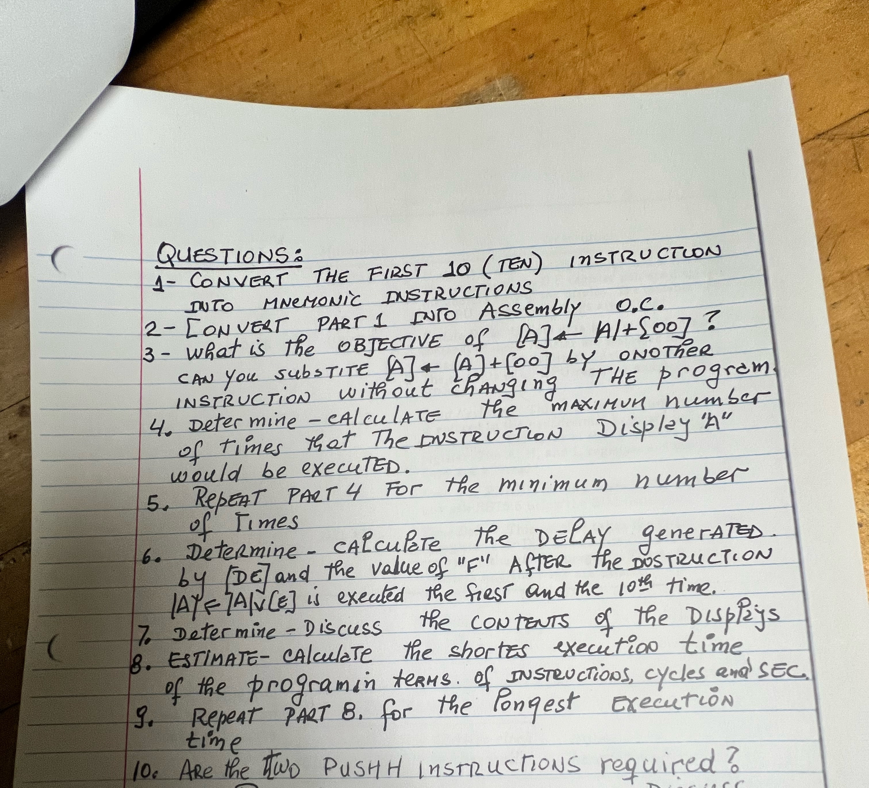 PRINT NAME: CUNYID DATE: Analyze the flow chart
