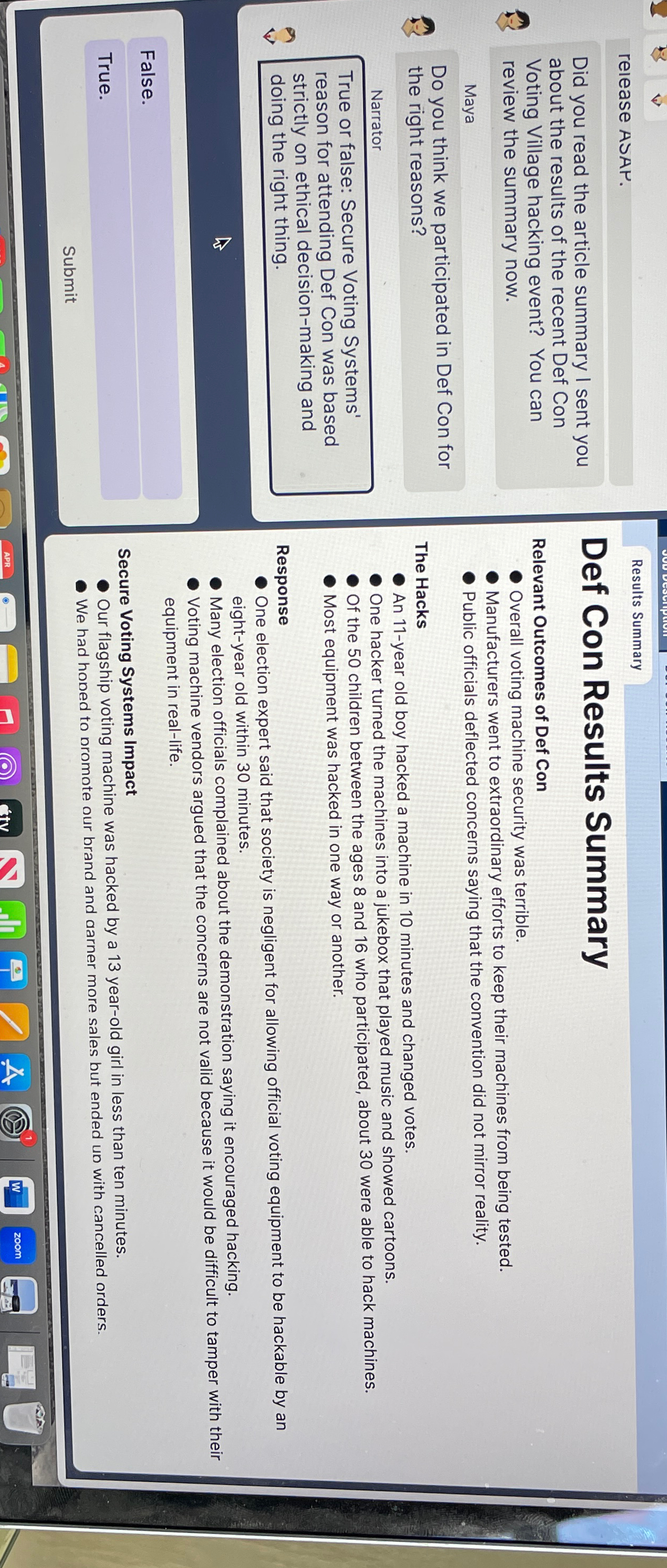 release AsupAr. Did you read the article summary