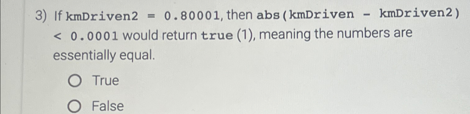If kmDriven 2 = 0 . 8 0 0 0 1 , then abs (