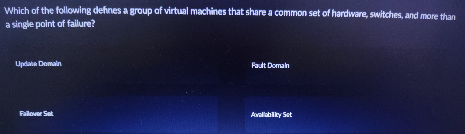 Which of the following defines a group of virtual