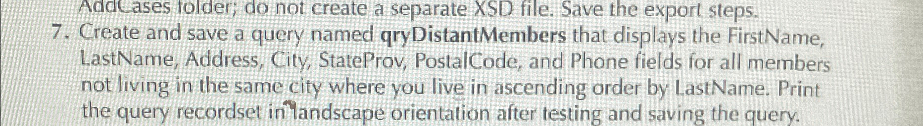AddCases folder; do not create a separate XSD