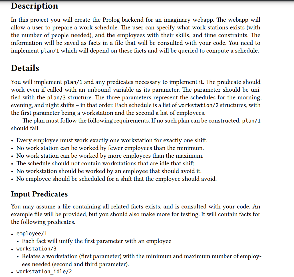 inputsimplified.pl : employee ( alice ) .