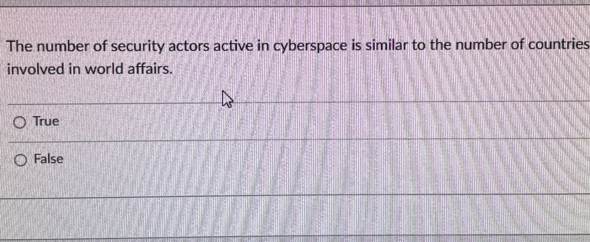 The number of security actors active in