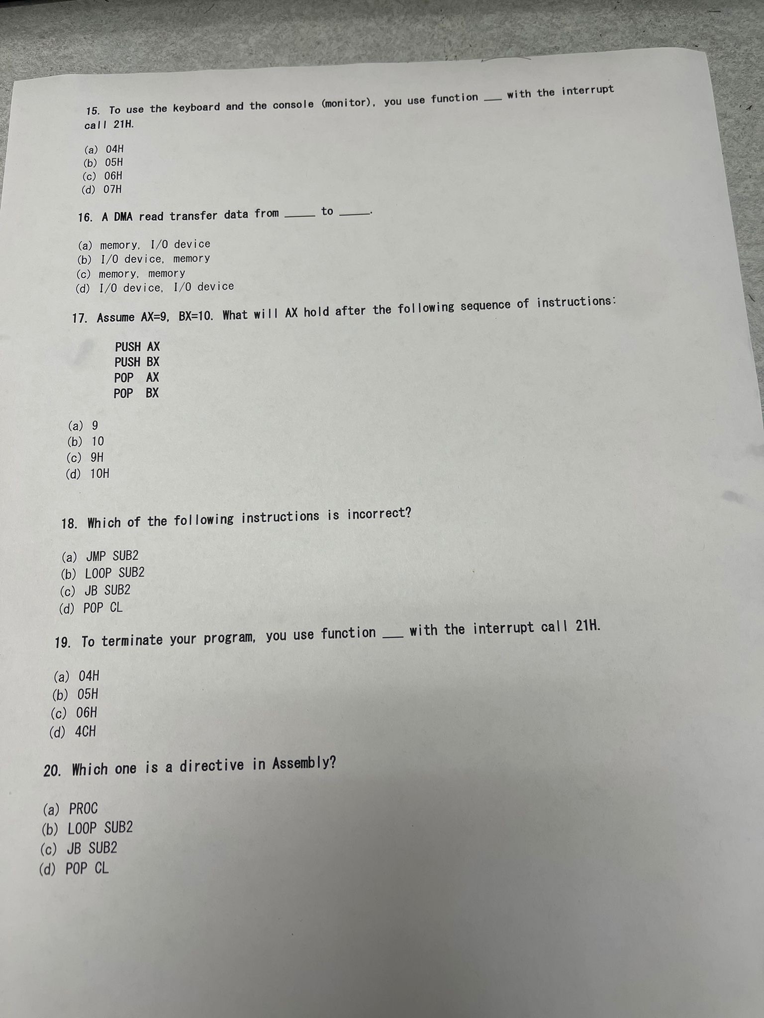 To use the keyboard and the console ( monitor ) ,