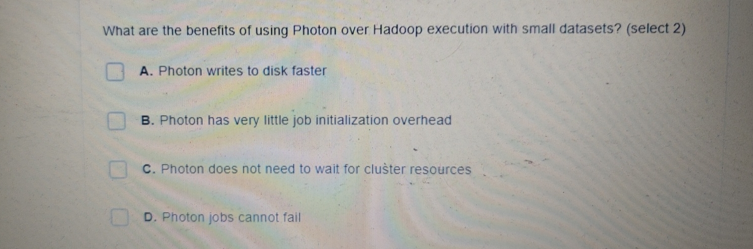 What are the benefits of using Photon over Hadoop