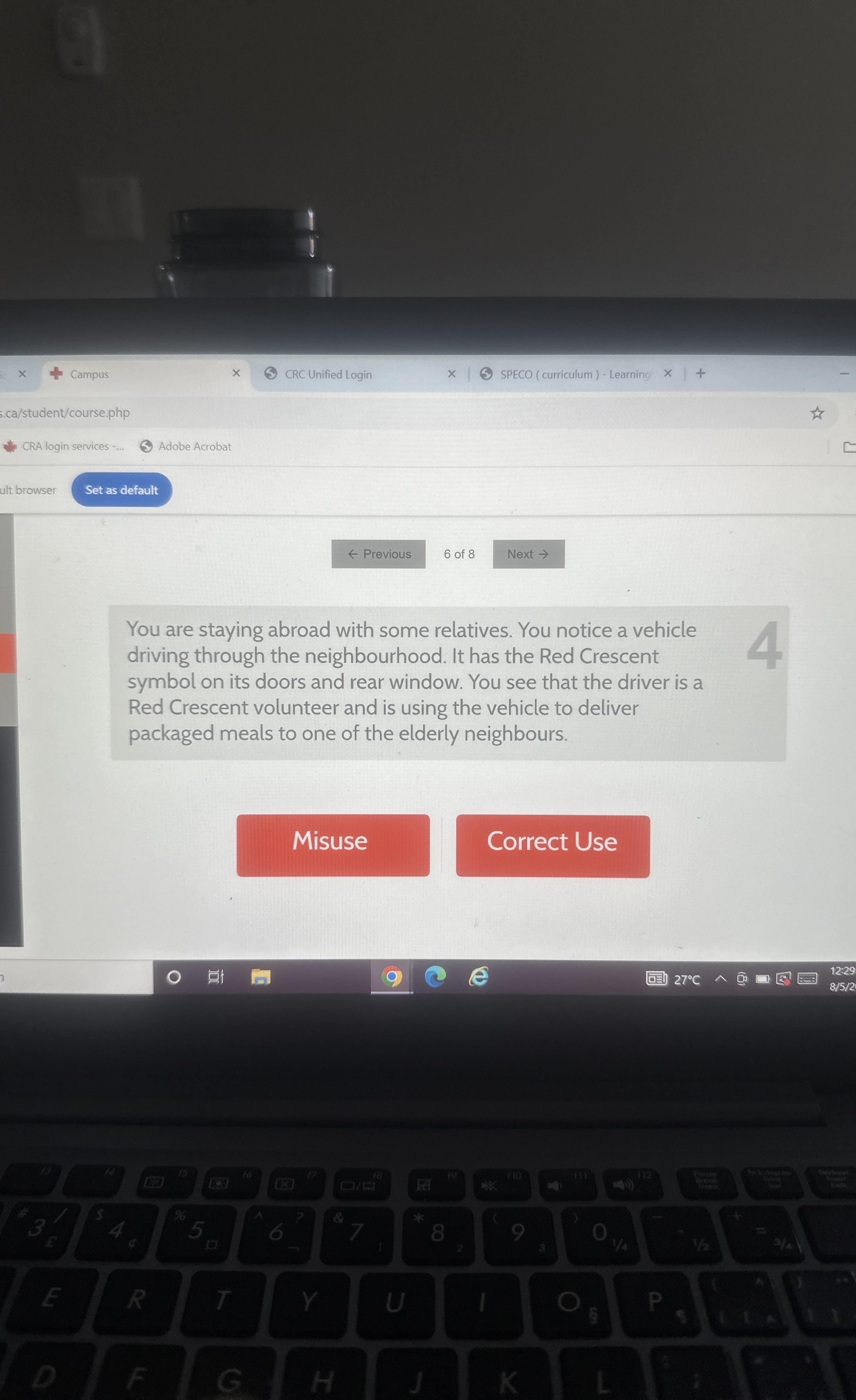 Campus CRC Unified Login SPECO ( curriculum ) -