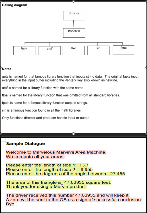 Please assist in x 8 6 assembly Calling diagram