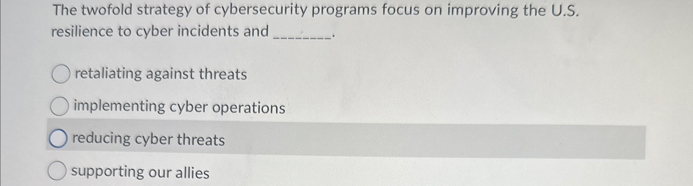 The twofold strategy of cybersecurity programs