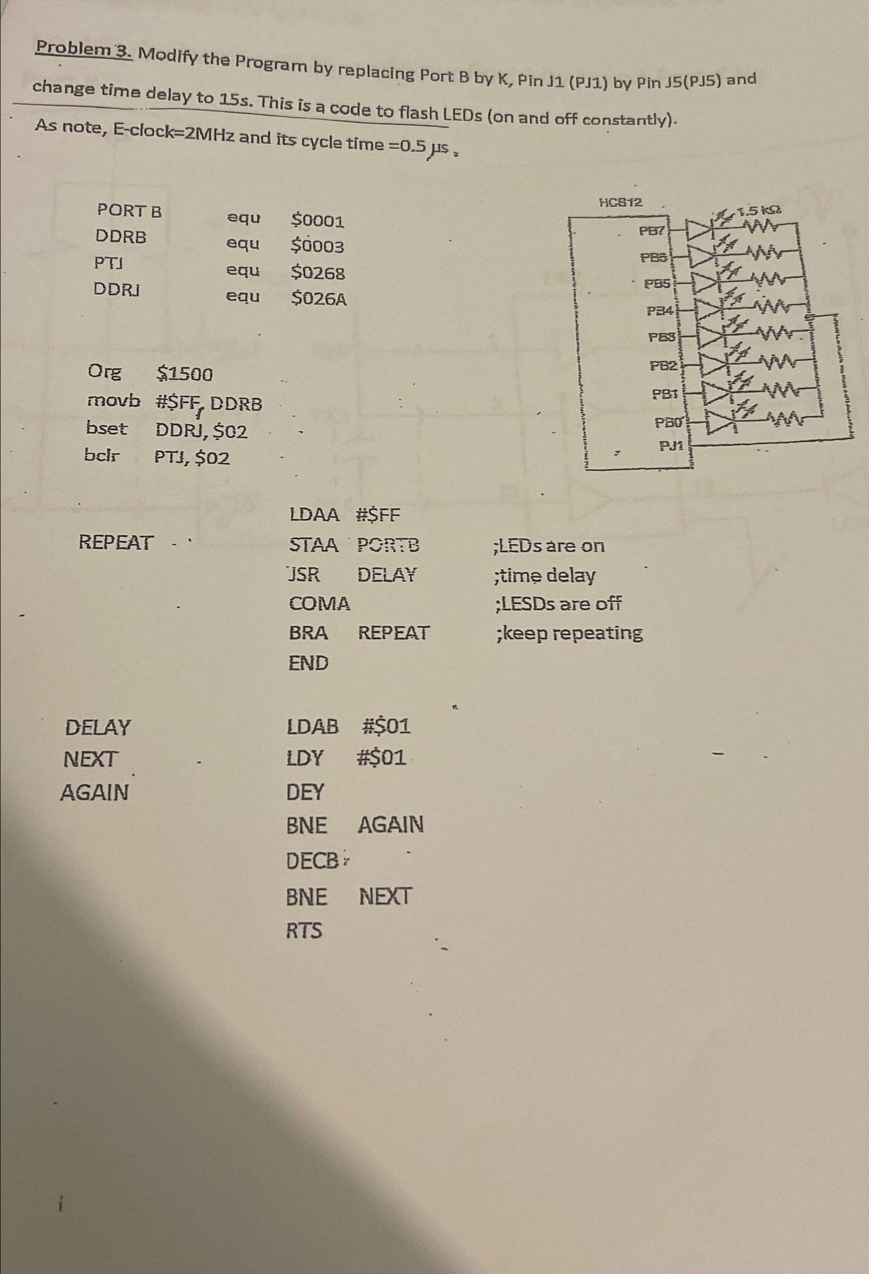 IN M 6 8 K ( MOTOROLA 6 8 0 0 0 ) ASSEMBLY CODE