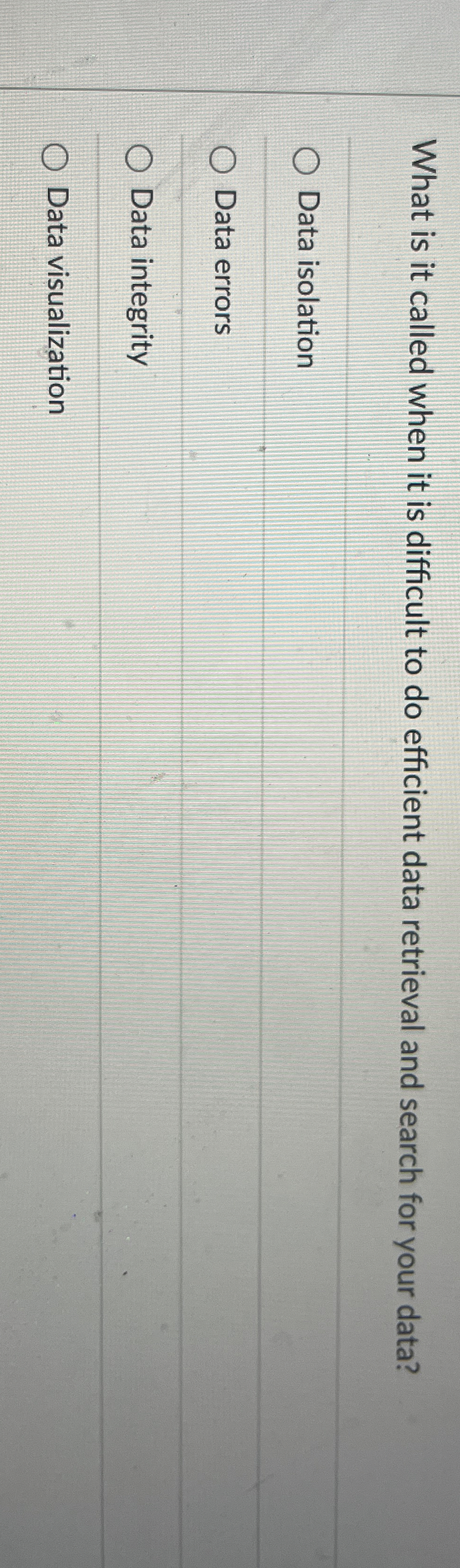 What is it called when it is difficult to do