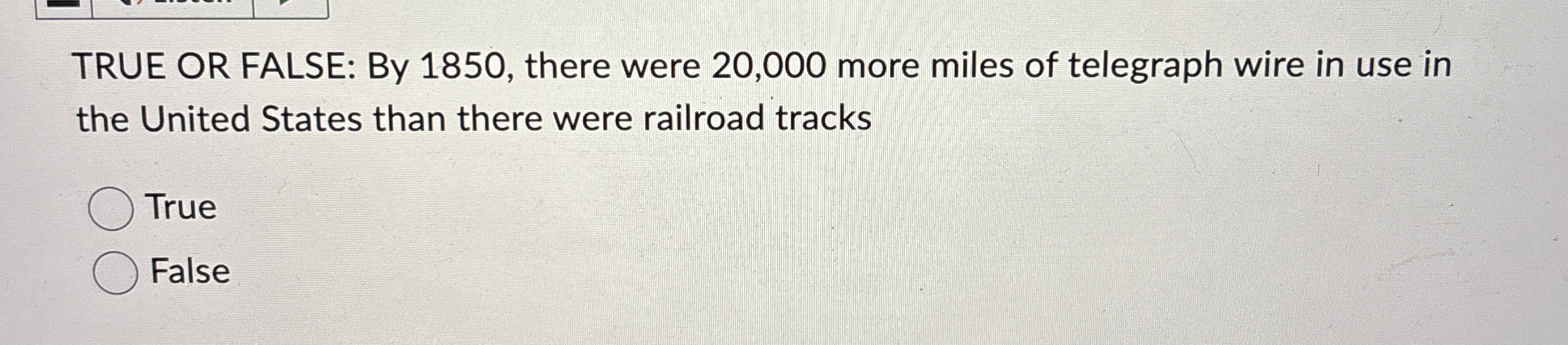 TRUE OR FALSE: By 1 8 5 0 , there were 2 0 , 0 0