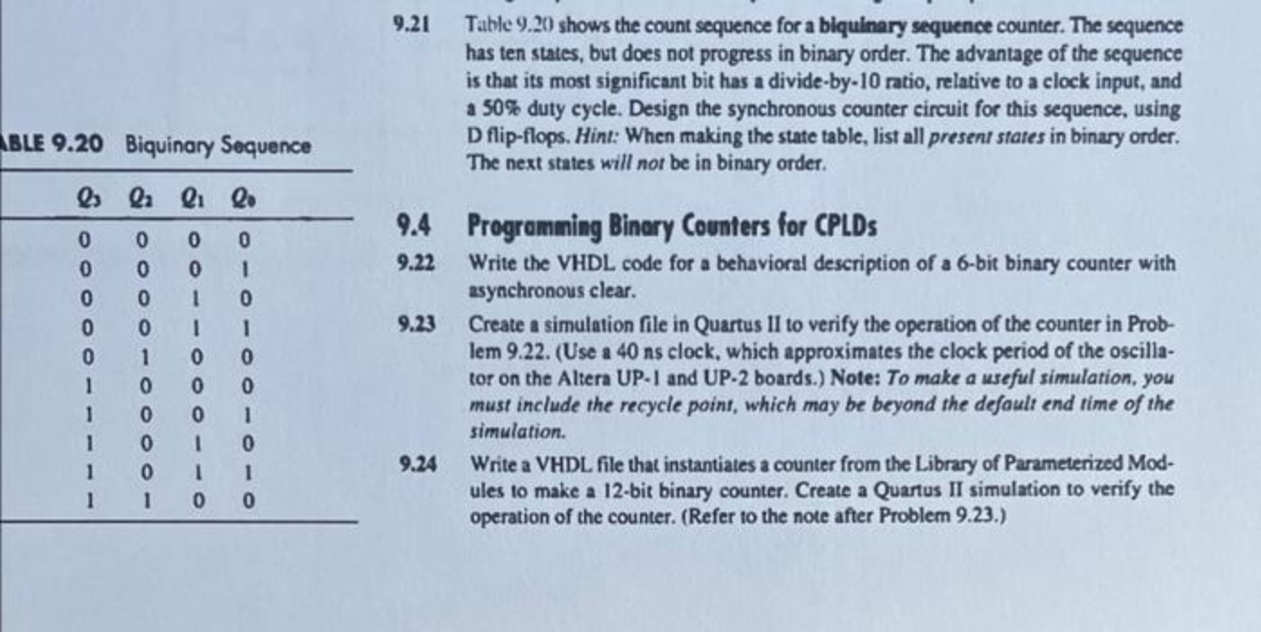 Please do 9 . 2 1 and design the synchronous