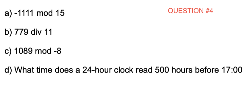 CLASS: Discrete Structures I Please include a