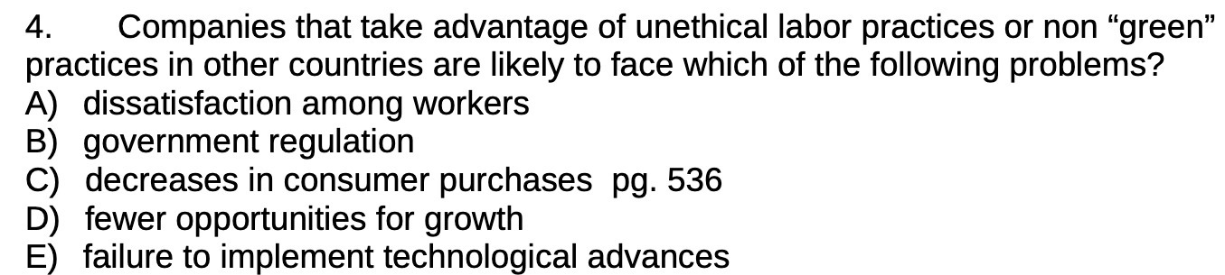 4. Companies that take advantage of unethical