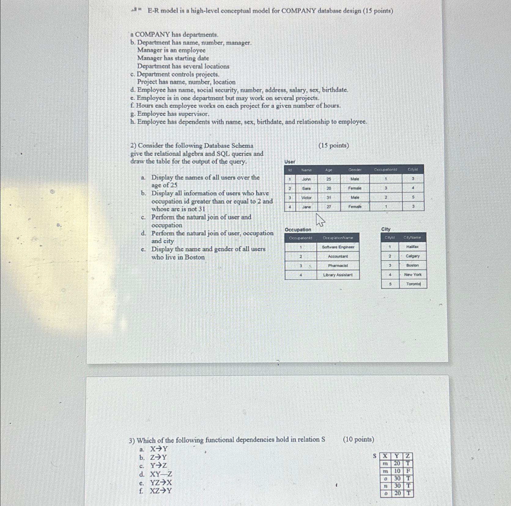 A = E - R model is a high - level conceptual