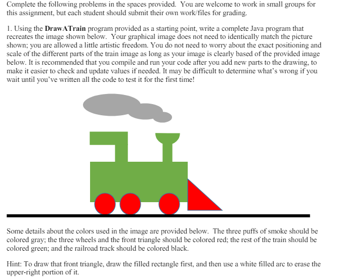 using the code I provide and I need the answer