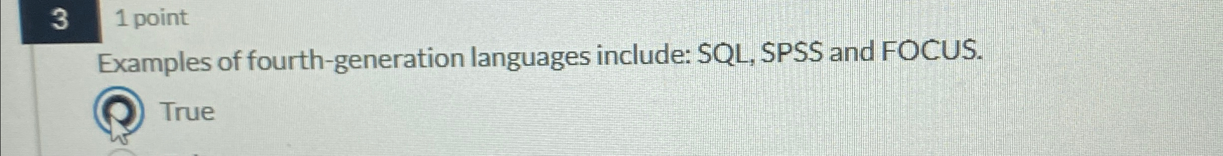 3 , 1 point Examples of fourth - generation