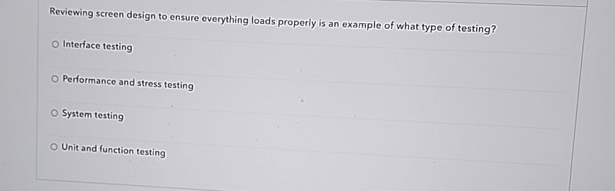 Reviewing screen design to ensure everything