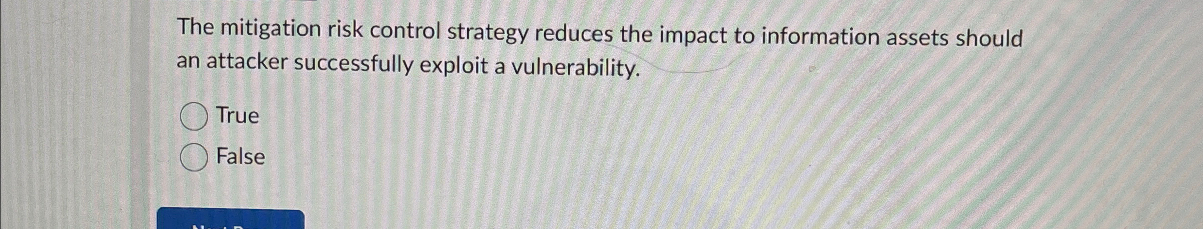 The mitigation risk control strategy reduces the